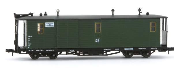 KARSEI Modellbahn 29025 - TTe - Gepäckwagen 751 holzbeplankt mit Heberleinbremse, DR, Ep. III-IV